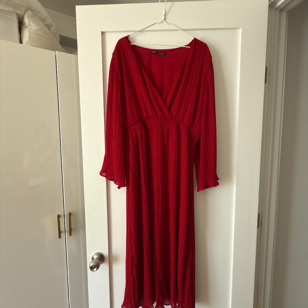 Red Zara dress, XL